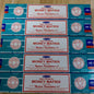 5-Box Nag Champa Incense Sticks — 50–60 Handmade Sticks (20 cm / 8 in) Sandalwood & White Sage Home Fragrance