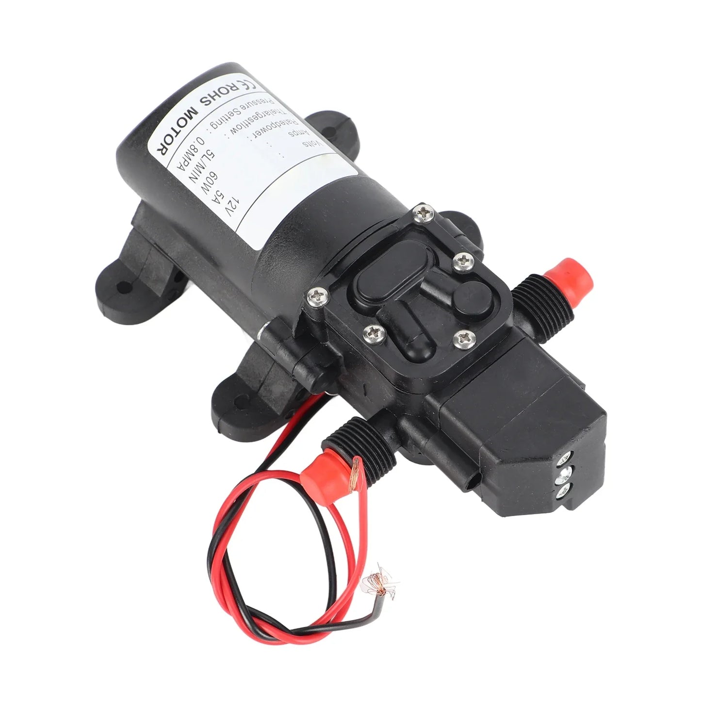 DC 12V Water Pump High Pressure 116Psi Self Priming Caravan Camping Boat