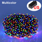 LED Christmas Fairy String Lights 10-100M (33-328 ft) IP65 Waterproof – 110V-220V EU/US Plug, Warm White/White/Multicolor, Dimmable
