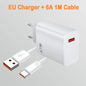 67W USB GaN Fast Charger - High-Speed Portable Wall Adapter with USB-C & USB-A Quick Charge for Smartphones