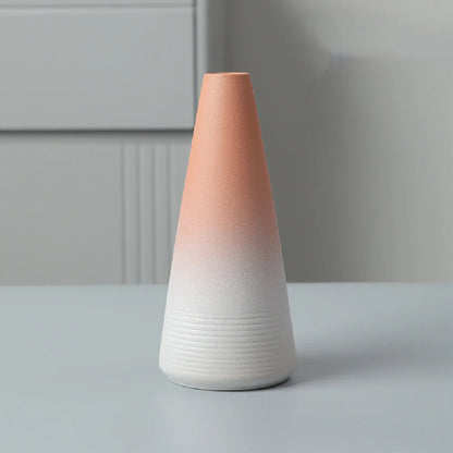 Ceramic Small Flower Bud Vase - Minimalist Japanese-Style Tabletop Home Decor