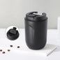 Mini 220ml (7.4 fl oz) Insulated Stainless Steel Travel Mug, Vacuum Coffee Tumbler, Portable Thermos