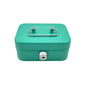 Metal Key Lock Cash Box with Handle – Small Lockable Money Organizer for Kids, 4.5 x 3.35 x 2.28 in (11.5 x 8.5 x 5.8 cm)