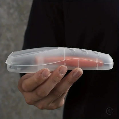 Transparent Dustproof Razor Travel Case — Cartridge Storage & Shaving Organizer for Men
