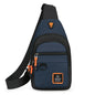Men's Casual Nylon Chest Sling Bag - Small Crossbody Phone Pouch for Running, Cycling & Travel (Fits up to 7.9-inch Tablet)