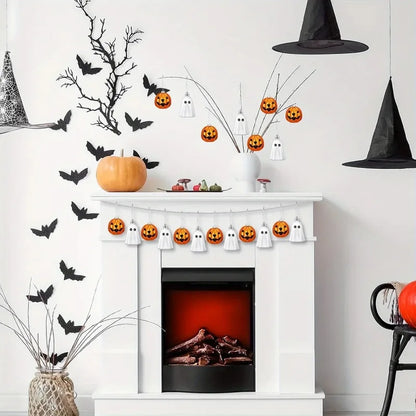 Halloween Ghost Wooden Picture Frame Tabletop Decor