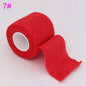 Colorful Self-Adhesive Elastic Sports Tape Wrap 5cm x 4.8m (2.0in x 15.7ft), Knee Wrist Ankle Finger Support Bandage for Tattoo and Pets