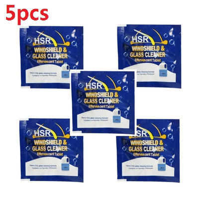 Car Windshield Washer Fluid Concentrated Tablets Solid Effervescent Wiper Tablet for Car Room Kitchen Window Glass Cleaning