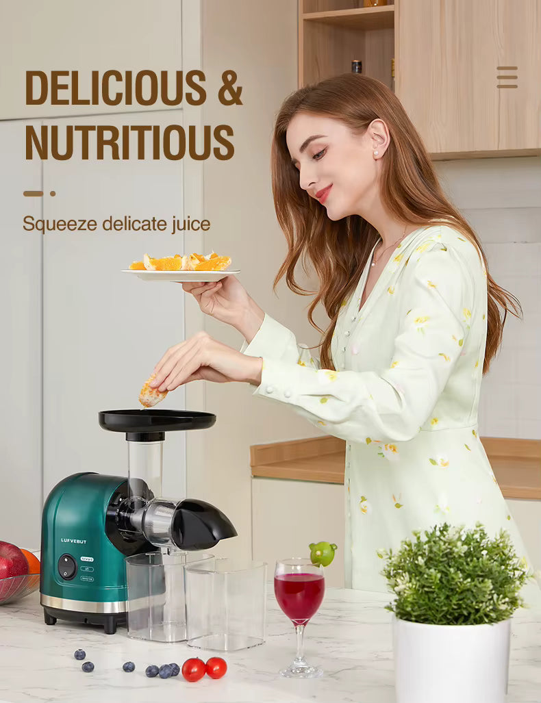 LUFVEBUT BP-8038 Slow Masticating Juicer, 200 W