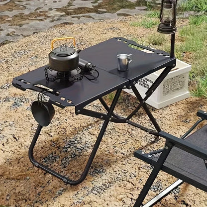 Portable Foldable Camping Picnic Table – Lightweight Compact Outdoor Table, Space-Saving High Load Capacity