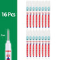 Waterproof Long-Head Deep-Hole Marker Pens 20mm Tip — Permanent Oil Ink for Metal, Wood & Carpentry (Black, Blue, Red, Green)