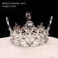 Rhinestone Crown Baking Cake Topper Headwear Decoration Children's Hair Accessories Princess Wedding Birthday Party Supplies New