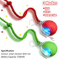 Interactive Rechargeable Cat Ball Toy with Faux Fur Tail — Automatic Rolling Smart Pet Ball (USB-C) for Cats & Small Dogs