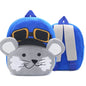 Plush Cartoon Animal Kids Backpack – Toddler & Preschool School Bag Ages 2–6