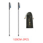 Ultralight Carbon Fiber Trekking Poles 5-Section Folding Anti-Shock Hiking and Walking Sticks 110/120/130 cm (43/47/51 in)
