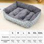 Plush Winter Pet Bed for Dogs & Cats - Thickened Breathable Dog Sofa with Non-Slip Bottom, Multiple Sizes S-XXXL