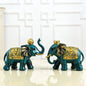 Good luck elephant figurine, figurine collection decorating home décor living room table, ceramic sculpture decorating gifts