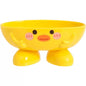 Cute Cartoon Cat Soap Dish with Drainage Plastic Holder for Bathroom Ideal for Soap and Sponges Storage Soap Holde Decorative
