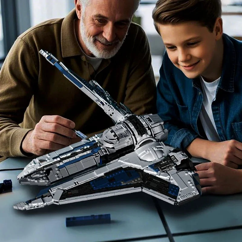 Barweer 2948-Piece MOC Kom'rk-Class Fighter Transport Building Block Model