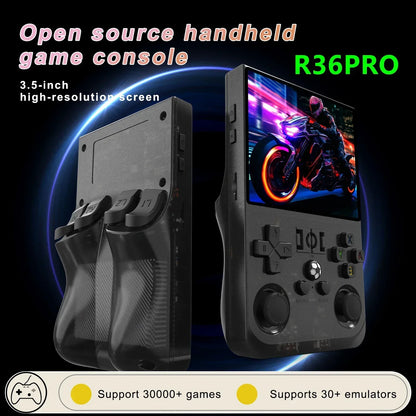Retro Handheld Game Console 3.5-inch IPS Portable Pocket Video Player Dual Joysticks Open Linux 64GB/128GB
