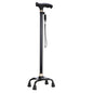 Adjustable Aluminum Walking Cane with LED Light, Non-Slip T-Handle Retractable Senior Walking Stick 28–37 in (72–94 cm)