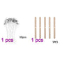 Pre-Waxed Pure Cotton Candle Wicks — 50/100 Pack, Smokeless DIY Candle Wicks, Multiple Lengths 2.6–20 cm (1.0–7.9 in)