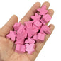 100 Wooden Meeples 16mm (0.63 in) 14-Color Board Game Pawns Replacement Set