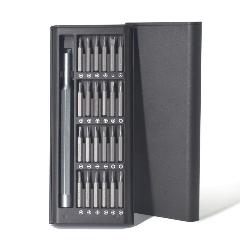 25-in-1 Precision Magnetic Screwdriver Kit - S2 Bits for iPhone, PC, Laptop, Watch, Camera, Glasses