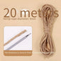Sisal Hemp Cat Scratching Rope – 20 m (65.6 ft) & 50 m (164 ft) Durable Scratch-Resistant Rope for DIY Cat Trees and Posts