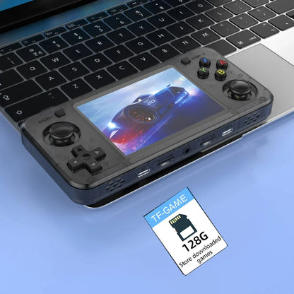 Retro Handheld Gaming Console - Open-Source Linux, 3.5-inch (8.9 cm) IPS Screen, 64GB, 15,000+ Classic Games, Portable