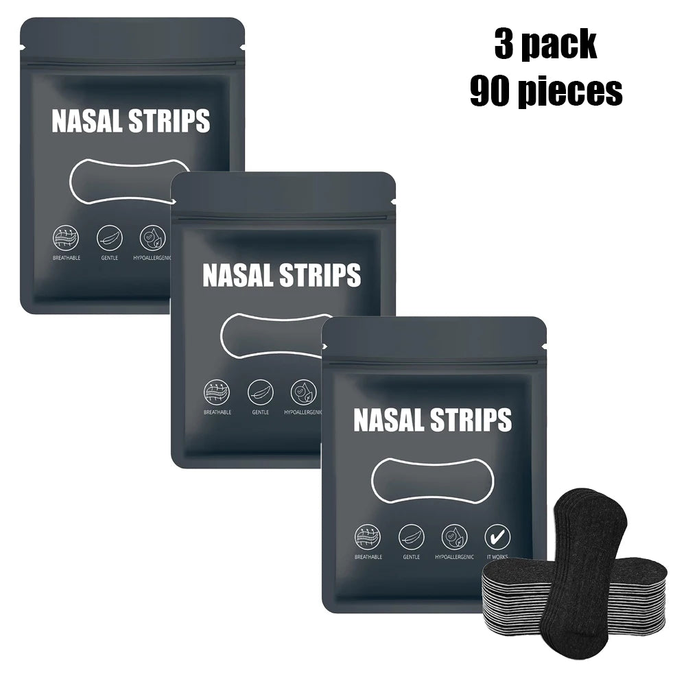 Adhesive Nasal Breathing Strips, 30 to 150 Count