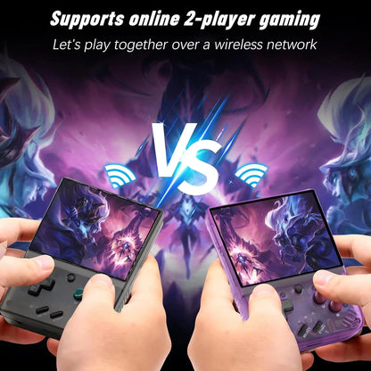 Portable Retro Handheld Game Console 3.5-inch (8.9 cm) IPS Screen Linux Classic Gaming Emulator - Kids Gift