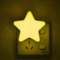 LED Star Night Light with EU/US Plug - Bedside Lamp for Bedroom, Nursery, Living Room & Corridor