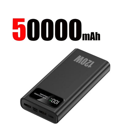 200000mAh 120W Fast Charging Power Bank with Digital Display for iPhone, Samsung & Huawei