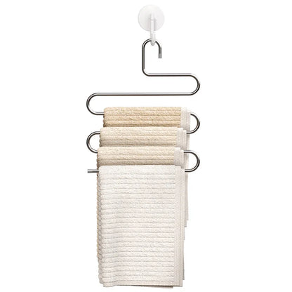 5-Layer Multi-Functional Clothes Hanger – Space Saving Non-Slip Storage Rack