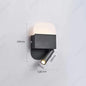 Modern Minimalist Led Wall Lamp USB Charging Indoor Bedroom Lamp Hotel Bedside Reading Lamp Wall Lights Sconce Switch AC 90~240V