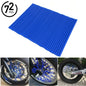 72pcs Bicycle Wheel Spoked Protector Wraps 24cm Wheel Rim Spoke Wrap Kit for Motorcycle Bike Color Rims Skin Trim Covers Pipe