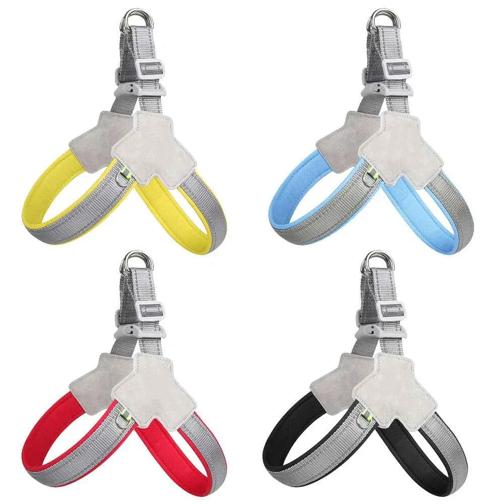 Reflective No-Pull Dog Harness – Adjustable Vest for Small & Medium Dogs