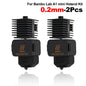 3D Printer Hotend Kit with 0.2, 0.4, 0.6, 0.8mm Nozzles and Silicone Brush — Assembly Replacement Parts