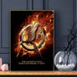 Classic Movie The Hunger Games Poster Sticky Wall Art Printing Waterproof Home Living Bed Room Bar Aesthetic Decor