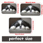 VIKAMA Cute Shih Tzu Doormat, Washable Pet Rug for Bedrooms, Living Rooms, and Entryways, Playful Design Small Dog Bed