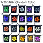 Multicolor Polyhedral RPG Dice Sets — 7-Piece D20 D12 D10 D8 D6 D4 with Bag, Multiple Pack Options (3/6/10/15/20 Sets)