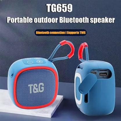 Mini Bluetooth Speaker IPX4 Portable Wireless TWS Stereo TF Card FM HIFI