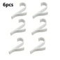 Radiator Towel Hooks for Heated Rails – 2-Pack or 6-Pack Plastic Hangers for Towels, Clothes & Scarves
