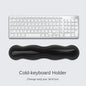 Transparent Anti-Slip Rubber Mouse Pad with Ergonomic Wrist Rest - Desk & Gaming