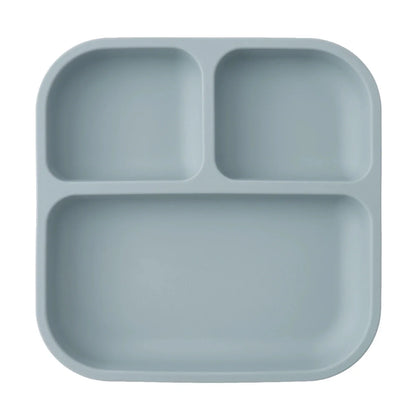 BPA Free Silicone Divided Suction Baby Plate