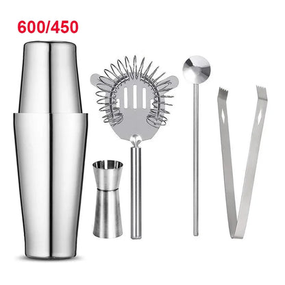 Boston Shaker Set – Professional Stainless Steel Cocktail Mixer & Bartender Kit