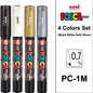 Permanent Acrylic Paint Marker Set – Quick-Dry Opaque Paint Pens for Graffiti, Crafts & Illustration