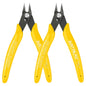 2-Pack Mini Flush Cutting Pliers – Precision Diagonal Wire Cutters for Electrical & Metal Work, Left-Handed