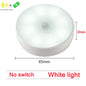 USB Rechargeable Motion Sensor LED Night Light – PIR Closet Under-Cabinet Stairway Lamp, Warm/Cold White